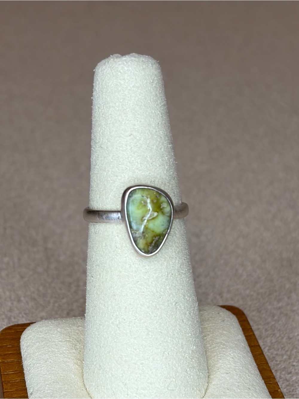 925 Sterling Silver Palomino Turquoise Ring